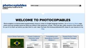 What Photocopiables.com website looked like in 2018 (6 years ago)