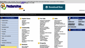 What Postherefree.com website looked like in 2018 (6 years ago)