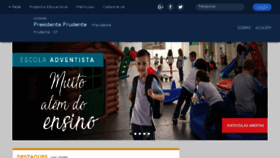 What Pprudente.educacaoadventista.org.br website looked like in 2018 (6 years ago)