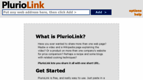 What Pluriolink.com website looked like in 2018 (6 years ago)