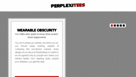 What Perplexitees.com website looked like in 2018 (6 years ago)