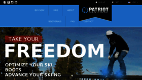 What Patriotfootbeds.com website looked like in 2018 (6 years ago)