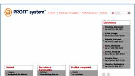 What Profitsystem.ro website looked like in 2018 (6 years ago)