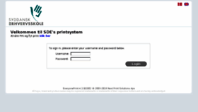 What Print.sde.dk website looked like in 2018 (6 years ago)