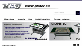 What Ploter.eu website looked like in 2018 (6 years ago)