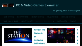 What Pcgameexaminer.com website looked like in 2018 (6 years ago)