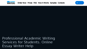 What Pro-academic-writers.com website looked like in 2018 (6 years ago)