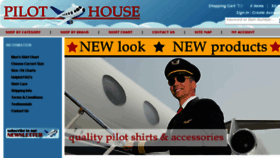 What Pilotshirts.com website looked like in 2018 (6 years ago)