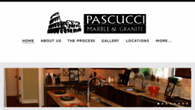 What Pascuccimarble.com website looked like in 2018 (6 years ago)