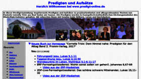 What Predigten-online.de website looked like in 2018 (6 years ago)