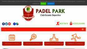 What Padelparkleon.com website looked like in 2018 (6 years ago)