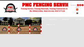 What Pmcfencing.com website looked like in 2018 (6 years ago)