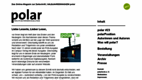 What Polar-zeitschrift.de website looked like in 2018 (6 years ago)