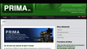 What Prima-italy.com website looked like in 2018 (6 years ago)