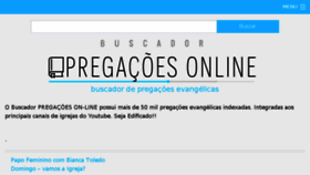 What Pregacoesonline.com.br website looked like in 2018 (6 years ago)
