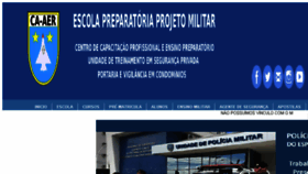 What Projetomilitar.com.br website looked like in 2018 (6 years ago)
