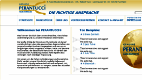 What Perantucci.com website looked like in 2018 (6 years ago)