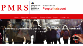 What Pmrs.co.uk website looked like in 2018 (7 years ago)