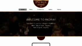 What Padriacafe.com website looked like in 2018 (6 years ago)