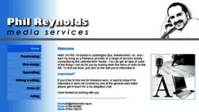 What Philreynolds.org.uk website looked like in 2018 (6 years ago)
