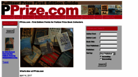 What Pprize.com website looked like in 2018 (6 years ago)