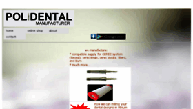 What Polidental.com website looked like in 2018 (6 years ago)