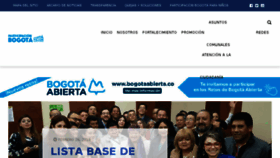 What Participacionbogota.gov.co website looked like in 2018 (6 years ago)