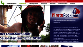 What Piraterock.de website looked like in 2018 (6 years ago)