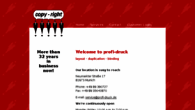 What Profi-druck.de website looked like in 2018 (6 years ago)
