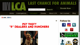 What Pettheft.com website looked like in 2018 (6 years ago)