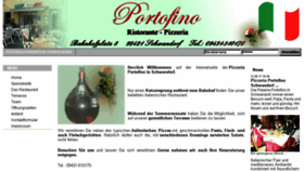 What Portofino-sad.de website looked like in 2018 (6 years ago)