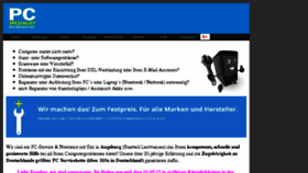 What Pcspezialist-augsburg.de website looked like in 2018 (6 years ago)