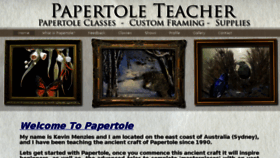 What Papertoleteacher.com.au website looked like in 2018 (6 years ago)