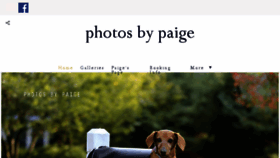 What Photosbypaige.com website looked like in 2018 (6 years ago)
