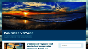 What Pandore-voyages.com website looked like in 2018 (6 years ago)