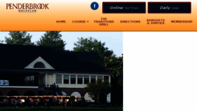 What Penderbrookgolfclub.com website looked like in 2018 (6 years ago)