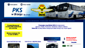 What Pks-brzeg.pl website looked like in 2018 (6 years ago)