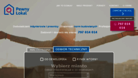 What Pewnylokal.pl website looked like in 2018 (6 years ago)