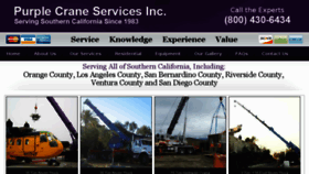 What Purplecraneservicesinc.com website looked like in 2018 (6 years ago)