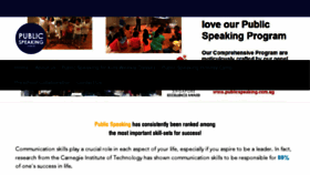 What Publicspeaking.com.sg website looked like in 2018 (6 years ago)