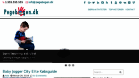 What Pegebogen.dk website looked like in 2018 (7 years ago)