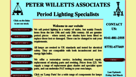 What Peterwilletts.co.uk website looked like in 2018 (6 years ago)