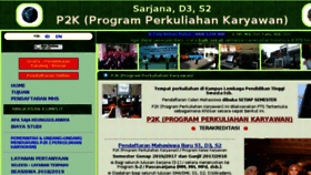 What P2k.co.id website looked like in 2018 (6 years ago)