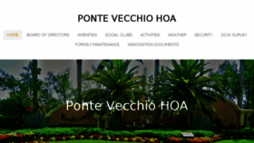 What Pontevecchiohoa.com website looked like in 2018 (6 years ago)