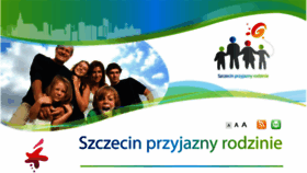 What Przyjaznyrodzinie.szczecin.pl website looked like in 2018 (7 years ago)