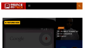 What Princeontech.co.za website looked like in 2018 (6 years ago)