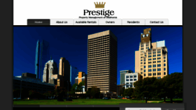 What Prestigeoklahomapropertymanagement.com website looked like in 2018 (6 years ago)