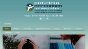 What Patriciaberendsen.com website looked like in 2018 (6 years ago)