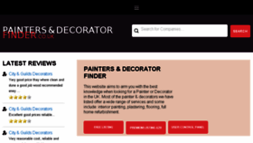 What Painterdecoratorfinder.co.uk website looked like in 2018 (6 years ago)