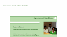 What Praxis-knab-schwend.de website looked like in 2018 (6 years ago)